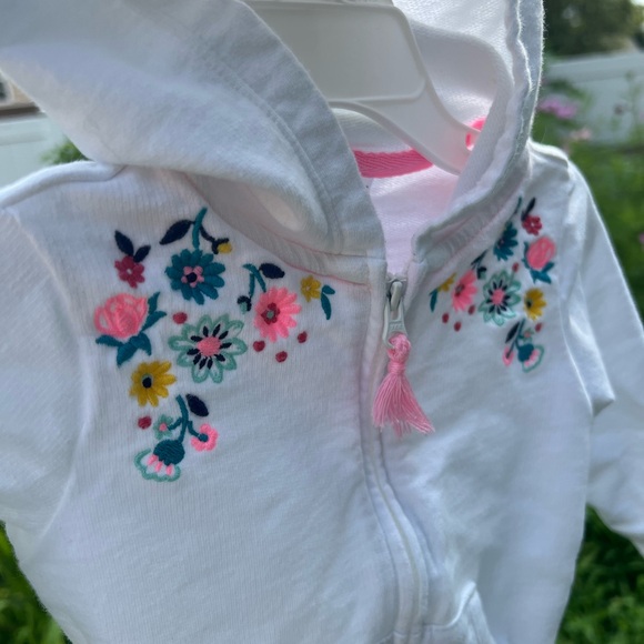 Carters Zip Up Hoodie, 9m - Picture 3 of 8